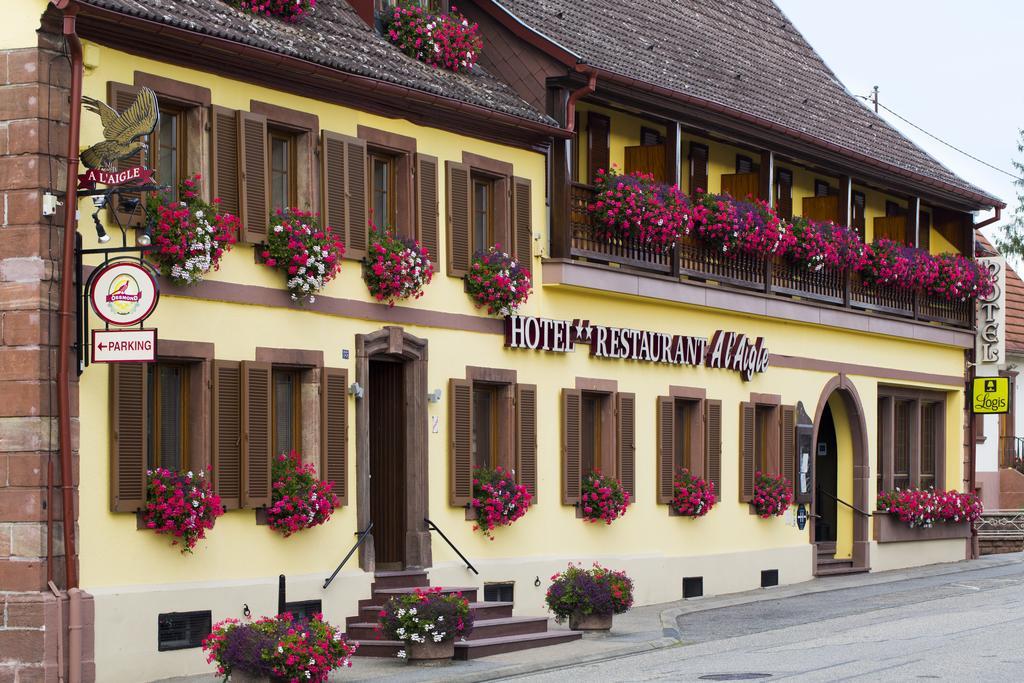 Restaurant A L'Aigle Hotel Wimmenau Exterior foto