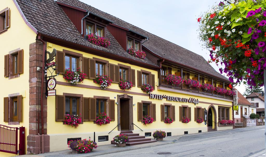 Restaurant A L'Aigle Hotel Wimmenau Exterior foto