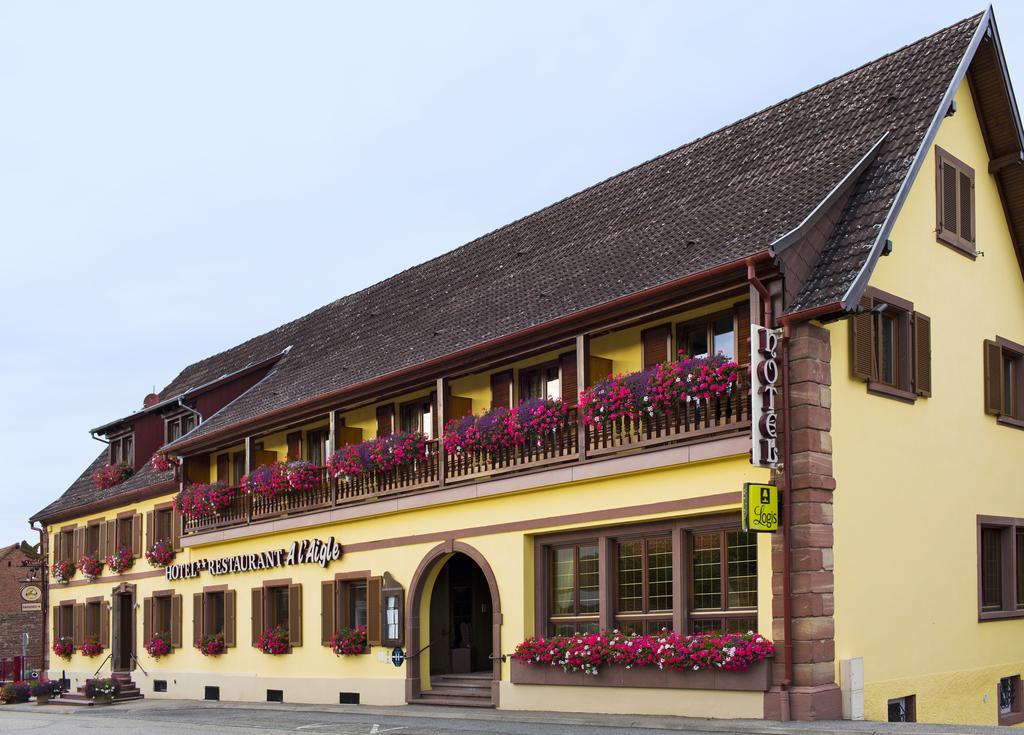 Restaurant A L'Aigle Hotel Wimmenau Exterior foto